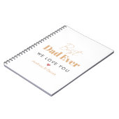 Bester Papa Notizblock (Linke Seite)