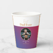 Bester Papa Pappbecher (Vorderseite)