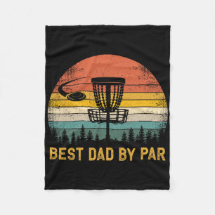 Bester Papa Par - Disc Golf Vater zum Vatertag Fleecedecke