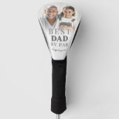 Bester Papa Par Foto Vater Golf Headcover (Vorderseite)