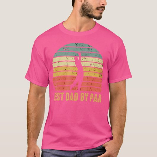 Bester Papa Par Funny Golf-Geschenk für Männer Vat T-Shirt (Vorderseite)