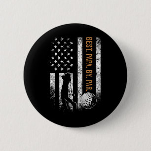 Bester Papa Par Golf-Geschenke Papa Vatertag G Button