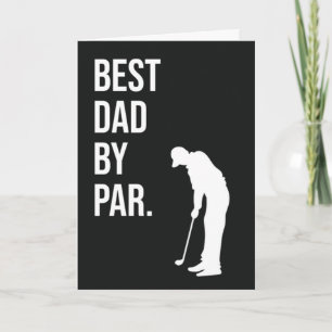 Bester Papa Par Golf zum Vatertag Karte