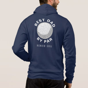 Bester Papa Par Golfing Papa Geburtstag Benutzerde Hoodie