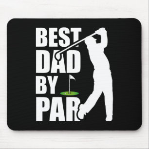 Bester Papa Par Lustiger Golf Vater-Tag Daddy Mousepad