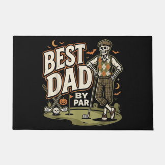 Bester Papa Par Lustiges Halloween Golf Skelett Fußmatte