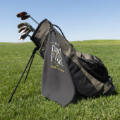 Bester Papa PAR Über dem Rest Golfhandtuch (Gras)
