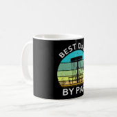 Bester Papa Par Vater's Day Disc Golf Großvater Lu Kaffeetasse (Vorderseite Links)