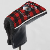 Bester Papa Par-Vorlage mit individuellem Kinderfo Golf Headcover (3/4 Vorderseite)