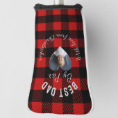 Bester Papa Par-Vorlage mit individuellem Kinderfo Golf Headcover (Rotieren 90)