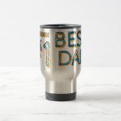 Bester Papa personalisierter Reisebecher (Mittel)