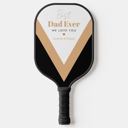 Bester Papa Pickleball Schläger (Vorderseite)