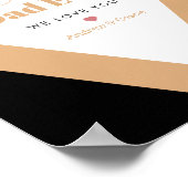 Bester Papa Poster (Ecke)