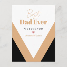 Bester Papa Postkarte