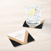 Bester Papa Rechteckiger Pappuntersetzer (Vor Ort)