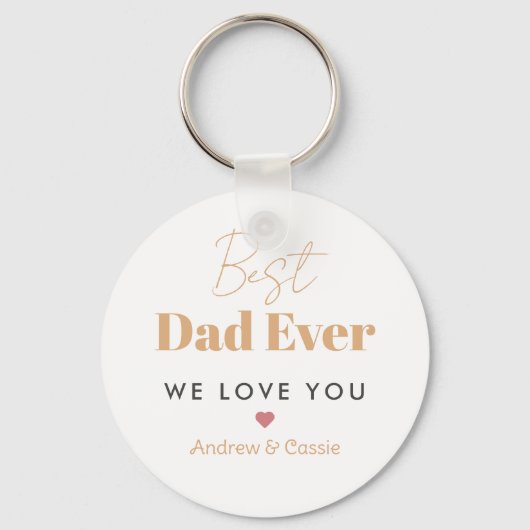 Bester Papa Schlüsselanhänger (Rückseite)