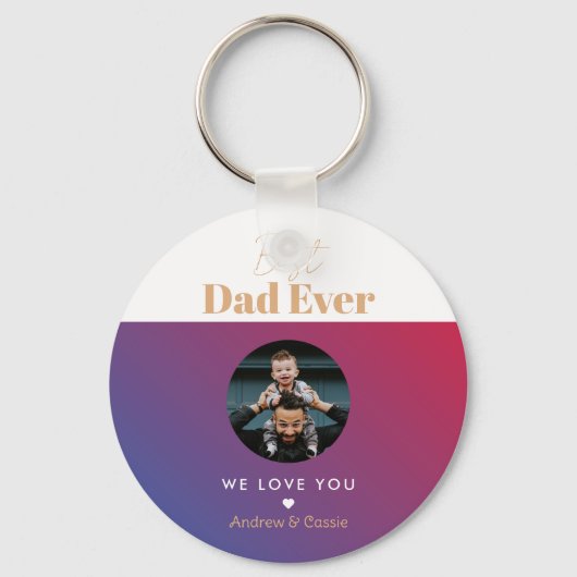 Bester Papa Schlüsselanhänger (Vorderseite)