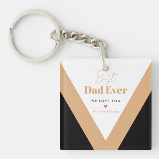 Bester Papa Schlüsselanhänger (Vorderseite)