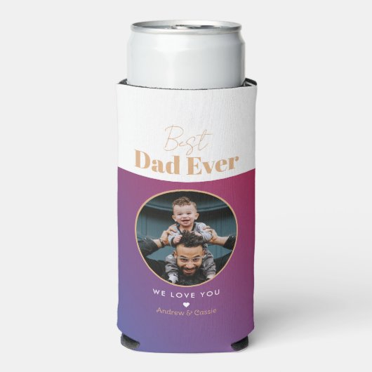 Bester Papa Selters Dosenkühler (Seltzer Vorderseite)