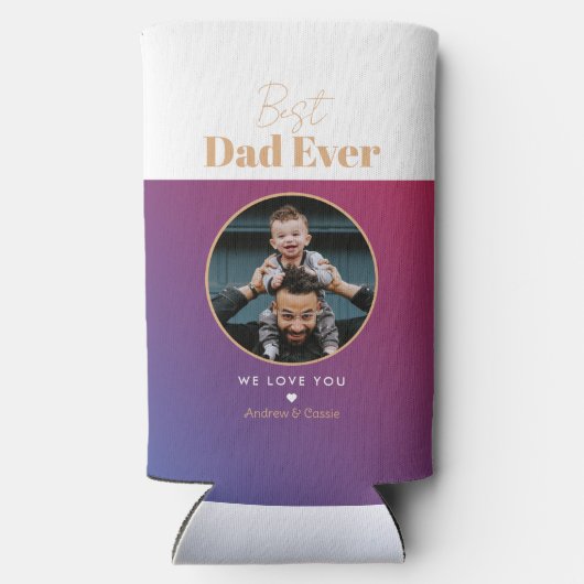 Bester Papa Selters Dosenkühler (Rückseite)