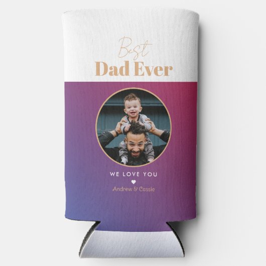 Bester Papa Selters Dosenkühler (Vorderseite)