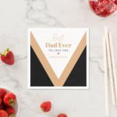 Bester Papa Serviette (Beispiel)