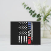 Bester Papa-Tag des Vaters mit amerikanischer Flag (Stehend Vorderseite)
