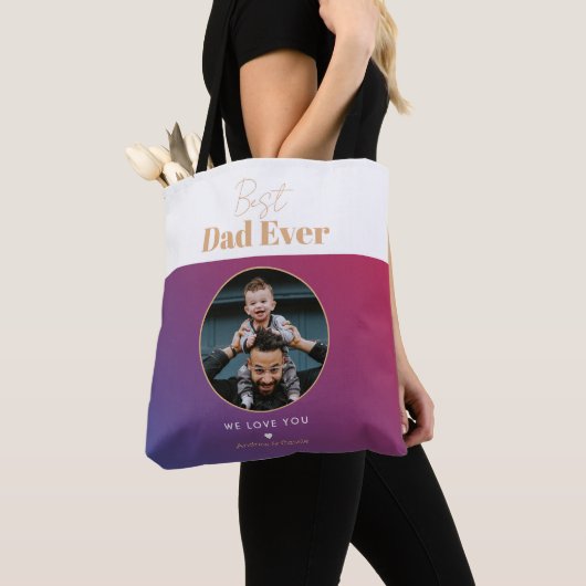 Bester Papa Tasche (Von Nahem)