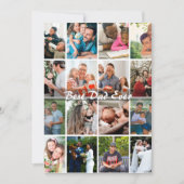 Bester Papa überhaupt 16 Foto-Collage Personalisie (Vorderseite)