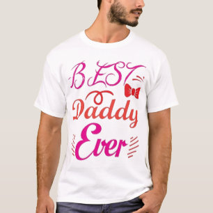 Bester Papa überhaupt Benutzerdefinierte Typografi T-Shirt