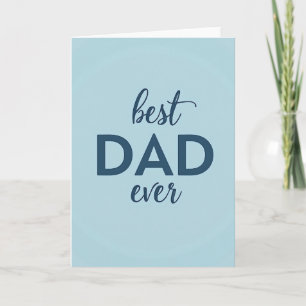 Bester Papa überhaupt Blaue Karte