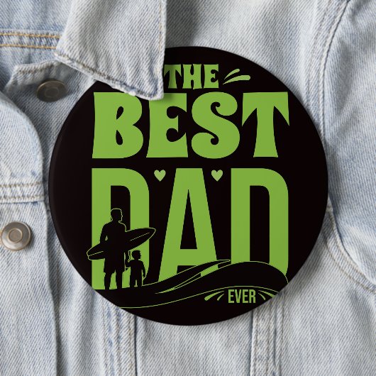 Bester Papa überhaupt Button (Beispiel)