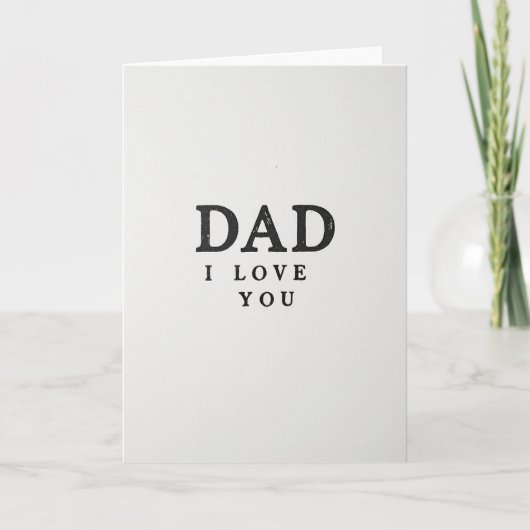 Bester Papa überhaupt Einfache Karte (Vorderseite)