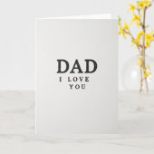 Bester Papa überhaupt Einfache Karte (Gelbe Blume)