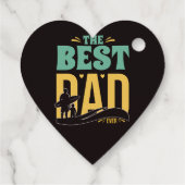 Bester Papa überhaupt Geschenkanhänger (Rückseite)