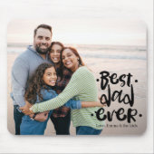 Bester Papa überhaupt, individuelles Geschenk mit  Mousepad (Vorne)