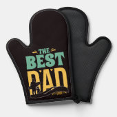 Bester Papa überhaupt Ofenhandschuh (Vorderseite/Rückseite)