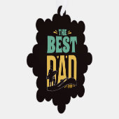 Bester Papa überhaupt Ornament Karte (Rechts)