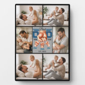 Bester Papa überhaupt Personalisiert | Benutzerdef Fotoplatte (Vorderseite)