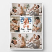 Bester Papa überhaupt Personalisiert | Benutzerdef Fotoplatte (Vorderseite)