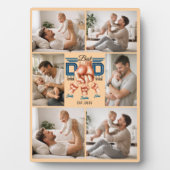 Bester Papa überhaupt Personalisiert | Benutzerdef Fotoplatte (Vorderseite)