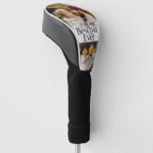 Bester Papa überhaupt Personalisiert Golf Headcover (angewinkelt)
