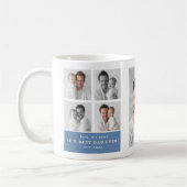 Bester Papa überhaupt Personalisierte Fotocollage Kaffeetasse (Links)
