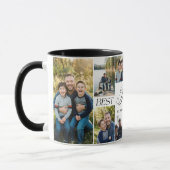 Bester Papa überhaupt Personalisierte Fotocollage  Tasse (Links)