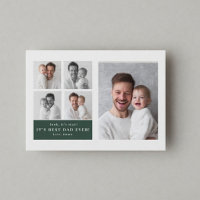 Bester Papa überhaupt Personalisierte Fotokarte |