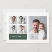 Bester Papa überhaupt Personalisierte Fotokarte |  Feiertagskarte (Vorderseite)