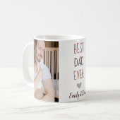 "Bester Papa überhaupt" Personalisierter Becher – Kaffeetasse (Vorderseite Links)