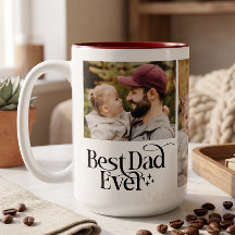 Bester Papa überhaupt Personalisiertes Foto