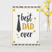 Bester Papa überhaupt Sternenkarten Karte (Gelbe Blume)
