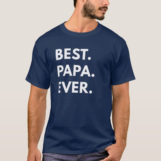 Bester Papa überhaupt T-Shirt (Vorderseite)